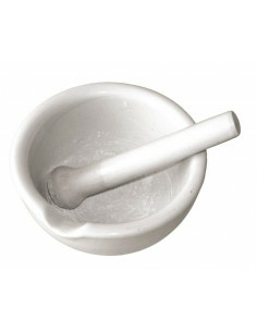Brasser sa propre bière : Mortier porcelaine + pillon 16cm diam. - 086.012.2