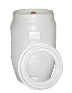 Brasser sa propre bière : Tonneau 120l plast.rond +robinet+barbot. - 017.757.120
