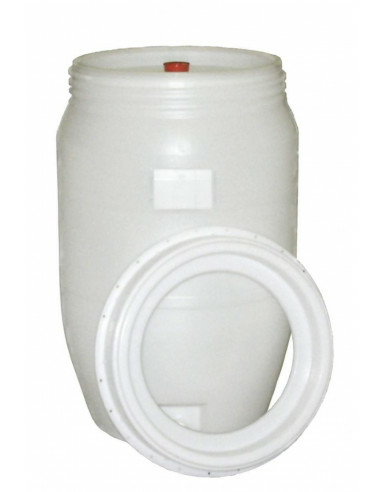 Brasser sa propre bière : Tonneau 120l plast.rond +robinet+barbot. - 017.757.120
