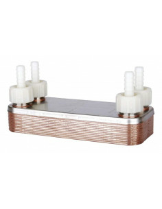 Brasser sa propre bière : Refroidisseur moût inox, soudé, 12 plaques - 057.025.8