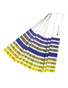 Brasser sa propre bière : Papier-ph 2,8-4,6 (vin/comboucha) 20 bandes - 013.073.2
