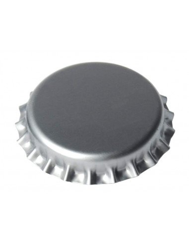 Brasser sa propre bière : Capsules ARGENT 26mm couronnes - 2520 Brasser sa propre bière : Capsules ARGENT 26mm couronnes - 2520
