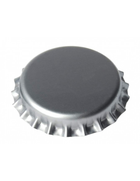 Brasser sa propre bière : Capsules ARGENT 26mm couronnes - 2520 Brasser sa propre bière : Capsules ARGENT 26mm couronnes - 2520