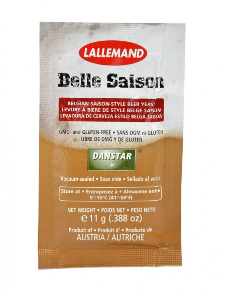 Brasser sa propre bière : Belle Saison™ LalBrew LALLEMAND - 11gr - 050.605.5 Brasser sa propre bière : Belle Saison™ LalBrew LALLEMAND - 11gr - 050.605.5