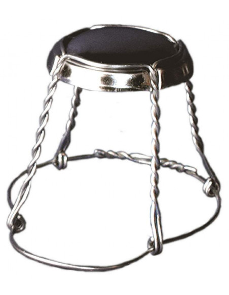 Brasser sa propre bière : Muselet avec couvercle Gris 25 piéces - 012.274.7