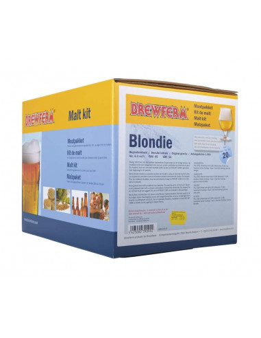 Brasser sa propre bière : Blondie - 20L - concassé - 056.016.9G Brasser sa propre bière : Blondie - 20L - concassé - 056.016.9G