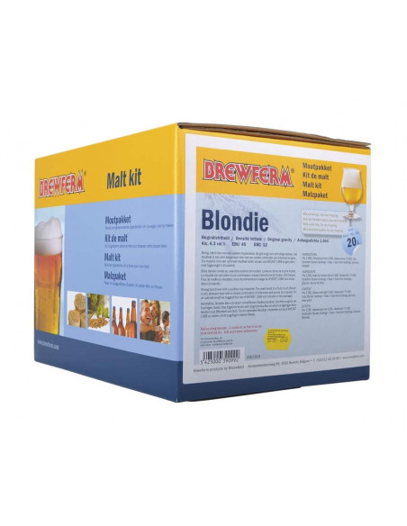 Brasser sa propre bière : Blondie - 20L - concassé - 056.016.9G Brasser sa propre bière : Blondie - 20L - concassé - 056.016.9G