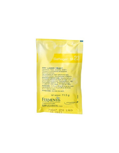 Brasser sa propre bière : SafLager™ S-23 - 11.5 gr - 050.020.7 Brasser sa propre bière : SafLager™ S-23 - 11.5 gr - 050.020.7