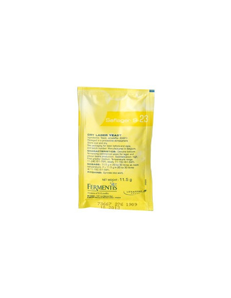 Brasser sa propre bière : SafLager™ S-23 - 11.5 gr - 050.020.7 Brasser sa propre bière : SafLager™ S-23 - 11.5 gr - 050.020.7