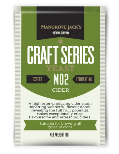 Levure sèche Cider M02 - Mangrove Jack's Craft Series - 9 g