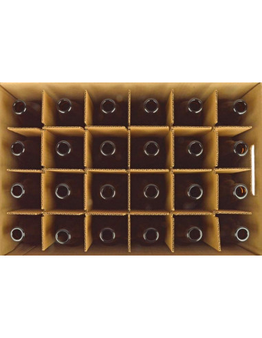 Brasser sa propre bière : Bouteille de bière Steinie 33 cl, brun, 26 mm, boîte 24 pcs - 017.476.3