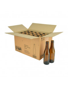 Bouteille de bière Vichy 33 cl, brun, 26 mm, boîte 24 pcs