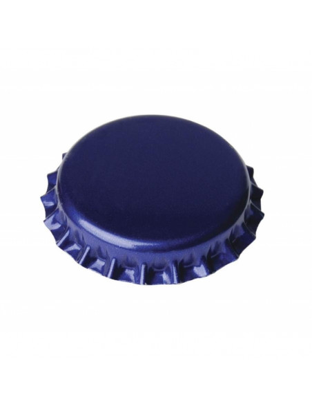 Brasser sa propre bière : Capsules BLEU METAL 26mm couronnes - 2203 Brasser sa propre bière : Capsules BLEU METAL 26mm couronnes - 2203
