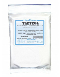 Brasser sa propre bière : Acide tartrique - 100 gr - 003.020.5