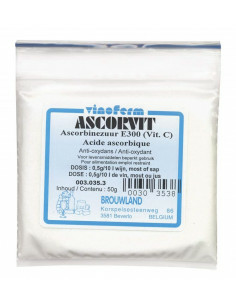 Brasser sa propre bière : Acide ascorbique - 100 gr - 003.036.1