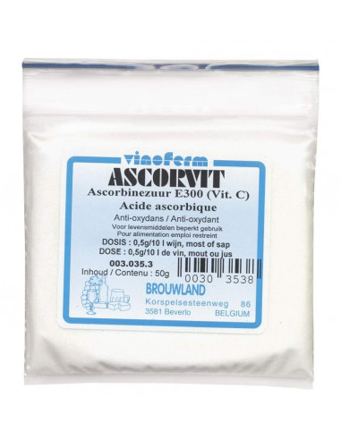 Brasser sa propre bière : Acide ascorbique - 100 gr - 003.036.1