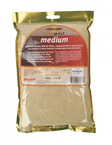 Brasser sa propre bière : Extrait de malt poudre - Medium 22-44EBC - 500 gr - 4056