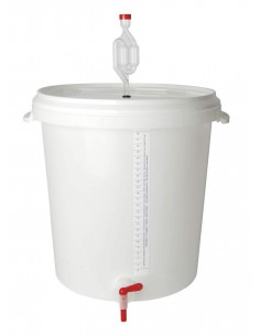 Seau fermentation/brassage BREWFERM 30 l gradué