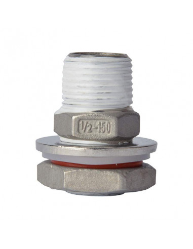 Brasser sa propre bière : Kit passe-paroi - 1/2"- Mâle - 018.148.12