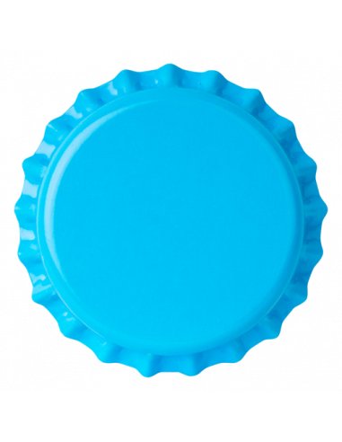 Brasser sa propre bière : Capsules CYAN OPAQUE 26mm couronnes