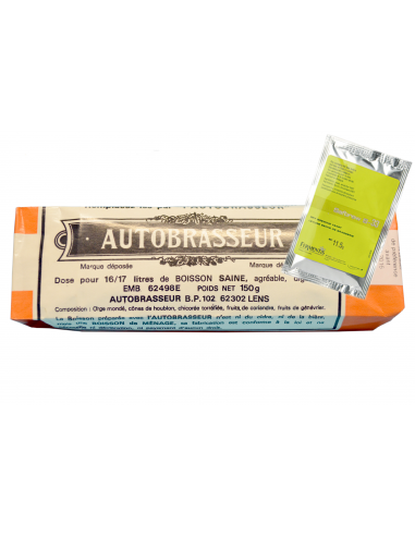 Brasser sa propre bière : Pack Autobrasseur 150 g + Levure S.33 -