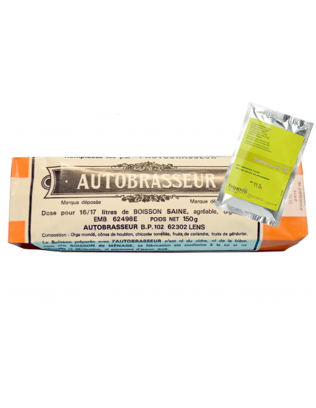 Brasser sa propre bière : Pack Autobrasseur 150 g + Levure S.33 -