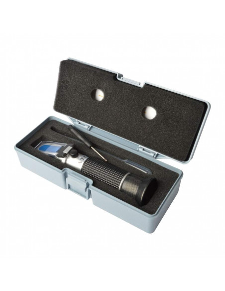 Brasser sa propre bière : Réfractomètre 0-32 % Brix + 1.000-1.130 gravité spécifique avec ATC - 013.041.9SG