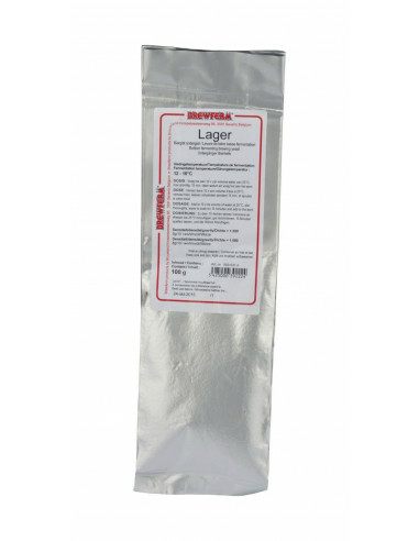 Brasser sa propre bière : Levure de bière Brewferm Lager 100 g - 050.031.4