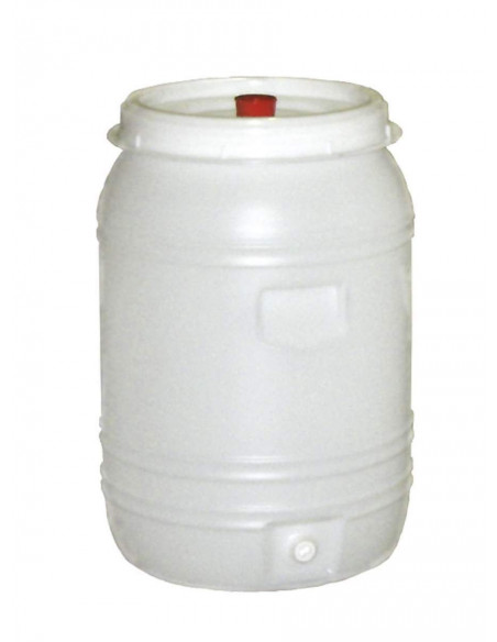 Brasser sa propre bière : Tonneau 60l PET rond +robinet+barbot - 017.757.60 Brasser sa propre bière : Tonneau 60l PET rond +robinet+barbot - 017.757.60
