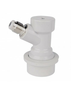 Brasser sa propre bière : Ball-lock CO2 (vis) Blanc pour fûts soda-keg - 530203