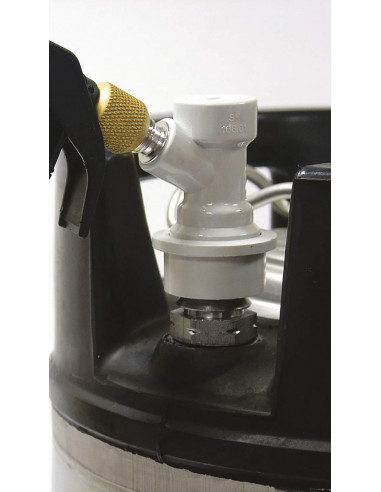 Brasser sa propre bière : Brewferm Keg Charger + cartouche CO2 - 058.045.2 Brasser sa propre bière : Brewferm Keg Charger + cartouche CO2 - 058.045.2