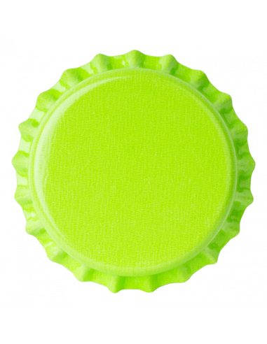 Brasser sa propre bière : Capsules VERT CITRON 26mm couronnes