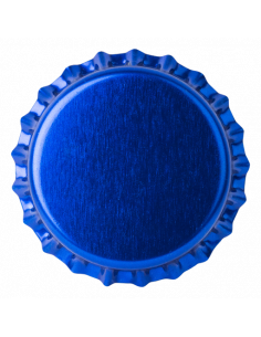 Brasser sa propre bière : Capsules BLEU METAL 26mm couronnes - 2203