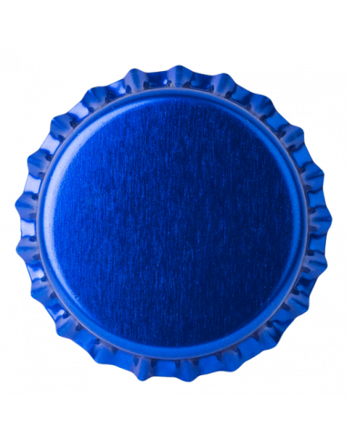Brasser sa propre bière : Capsules BLEU METAL 26mm couronnes - 2203