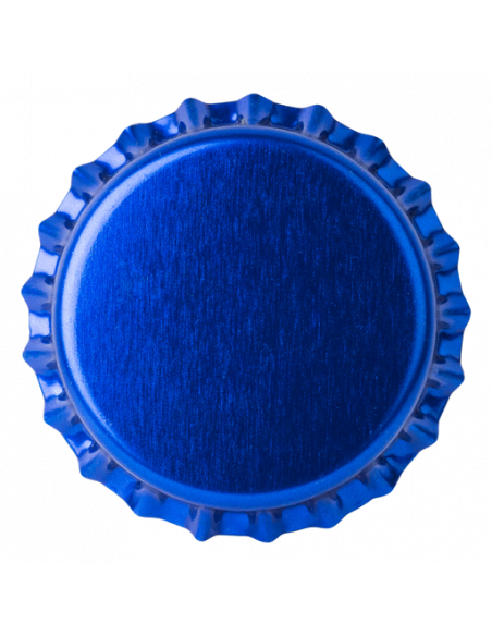 Brasser sa propre bière : Capsules BLEU METAL 26mm couronnes - 2203 Brasser sa propre bière : Capsules BLEU METAL 26mm couronnes - 2203