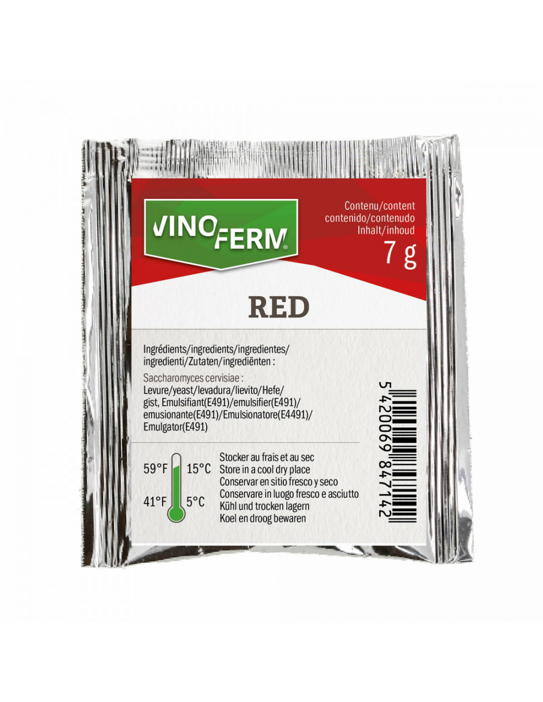 levure sèche Bioferm Rouge 7 g