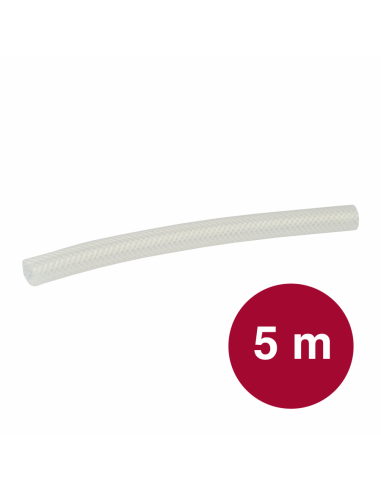 Brasser sa propre bière : Tuyau en silicone renforcé 13 x 21 mm par 5 mètres - 018.054.1321.5