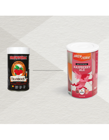 Brasser sa propre bière : Kit à bière BREWFERM framboise pour 12 l - 056.087.10 Brasser sa propre bière : Kit à bière BREWFERM framboise pour 12 l - 056.087.10