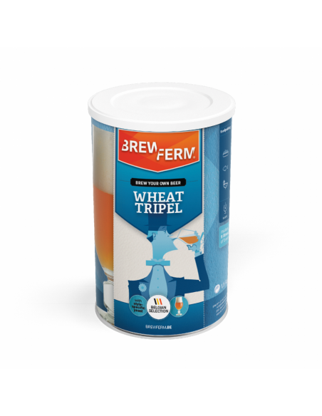 Brasser sa propre bière : Kit à bière BREWFERM Wheat Tripel 9 l - 056.085.4 Brasser sa propre bière : Kit à bière BREWFERM Wheat Tripel 9 l - 056.085.4
