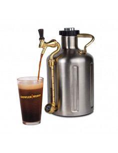 Brasser sa propre bière : GrowlerWerks uKeg™ 128 acier inoxydable - 3,8 l