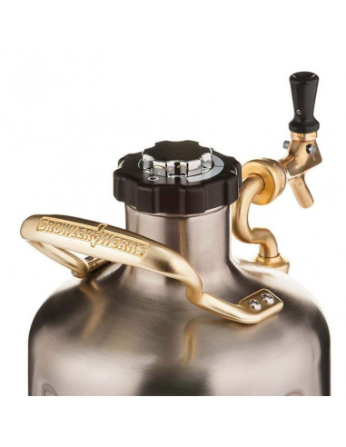 Brasser sa propre bière : GrowlerWerks uKeg™ 64 acier inoxydable - 1,9 l - 058.700.6