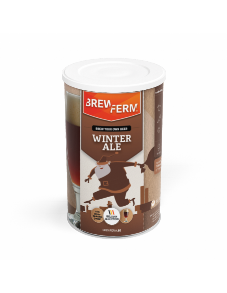 Brasser sa propre bière : Kit à bière BREWFERM Winter Ale 7 l (Bière de Noël) - 056.078.9 Brasser sa propre bière : Kit à bière BREWFERM Winter Ale 7 l (Bière de Noël) - 056.078.9