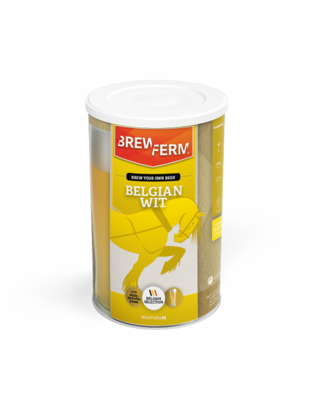 Brasser sa propre bière : Kit à bière BREWFERM Belgian Wit 15 l - 056.084.7 Brasser sa propre bière : Kit à bière BREWFERM Belgian Wit 15 l - 056.084.7