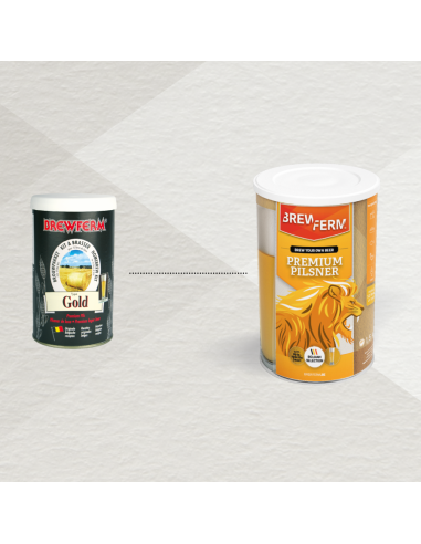 Brasser sa propre bière : Kit à bière BREWFERM Premium Pilsner - 056.083.9