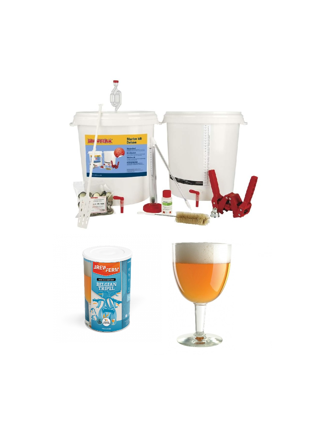 Kit Microbrewer Luxe avec malt dès 58,70€ > La bière pour les débutants