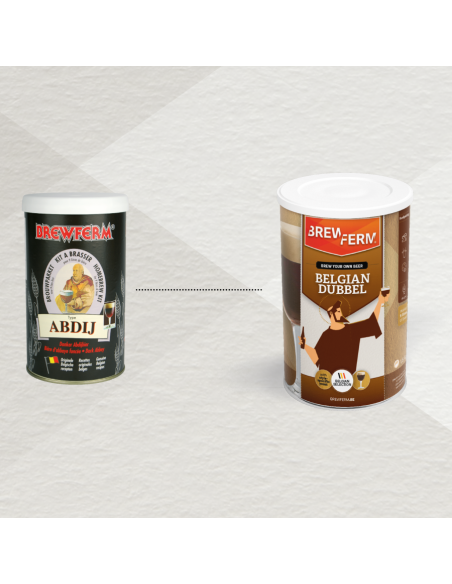 Brasser sa propre bière : Kit à bière BREWFERM Belgian Dubbel pr 9 l - 056.077.1 Brasser sa propre bière : Kit à bière BREWFERM Belgian Dubbel pr 9 l - 056.077.1