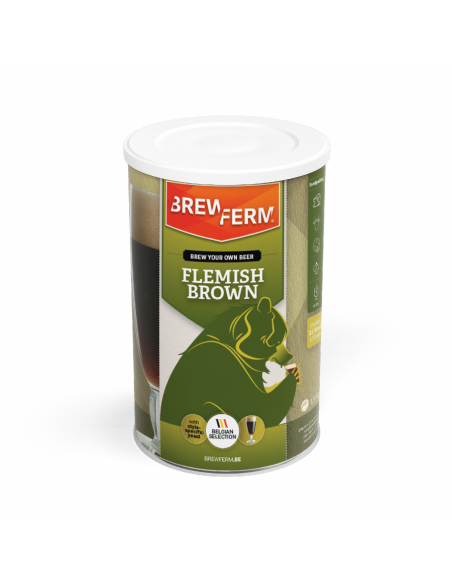Brasser sa propre bière : Kit à bière BREWFERM Flemish Brown pr 12 l - 056.061.5 Brasser sa propre bière : Kit à bière BREWFERM Flemish Brown pr 12 l - 056.061.5