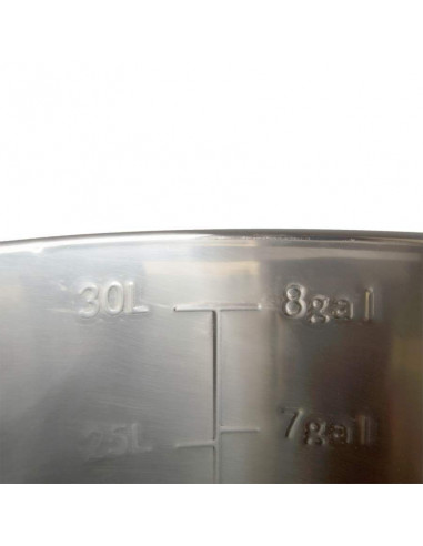 Brasser sa propre bière : Cuve de fermentation 30L en inox - Brew Monk™ - 017.070.30 Brasser sa propre bière : Cuve de fermentation 30L en inox - Brew Monk™ - 017.070.30