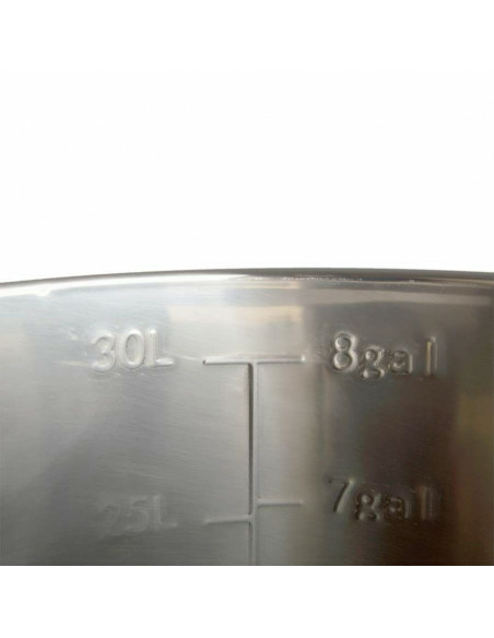 Brasser sa propre bière : Cuve de fermentation 30L en inox - Brew Monk™ - 017.070.30