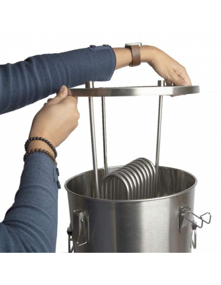 Brasser sa propre bière : Serpentin de refroidissement pour fermenteur 30L - Brew Monk™ - 017.071.2
